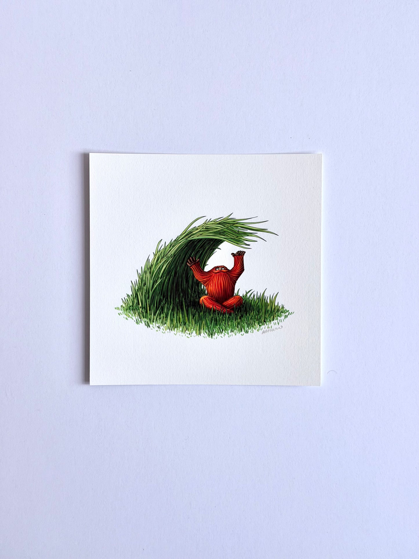"Grass Barrel" Print by Marcelo Torres