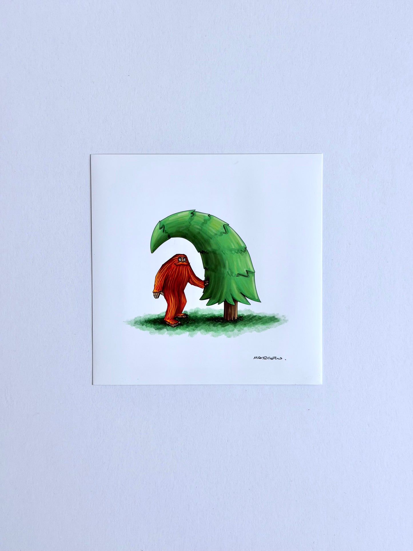 "Tree Barrel" Print by Marcelo Torres