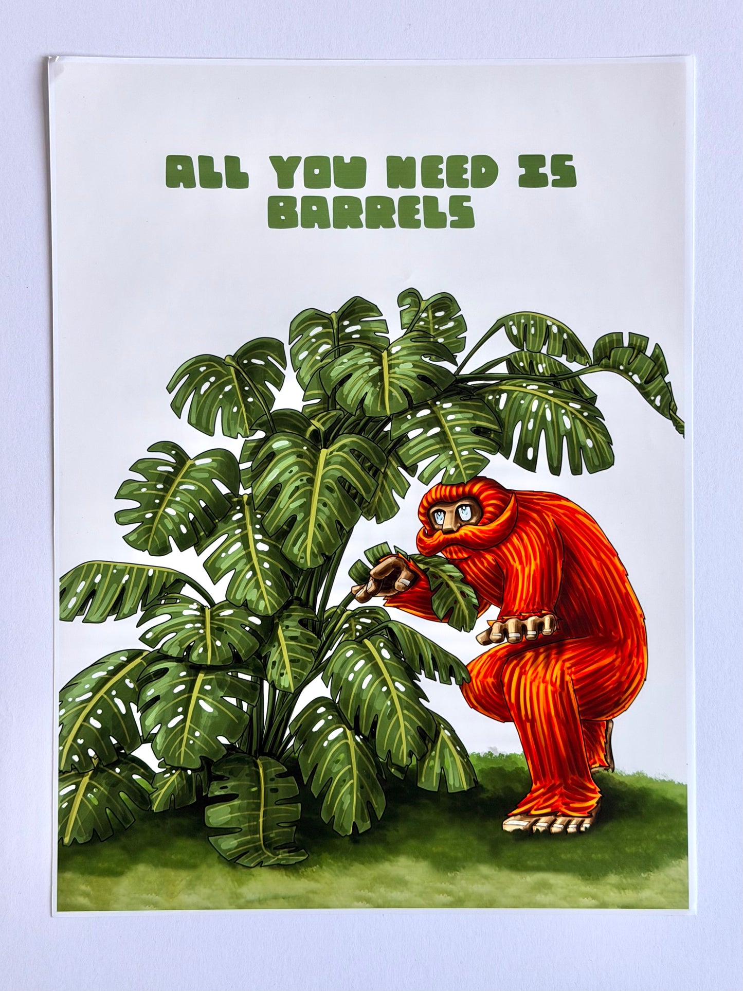 "All You Need Is Barrels" Print by Marcelo Torres