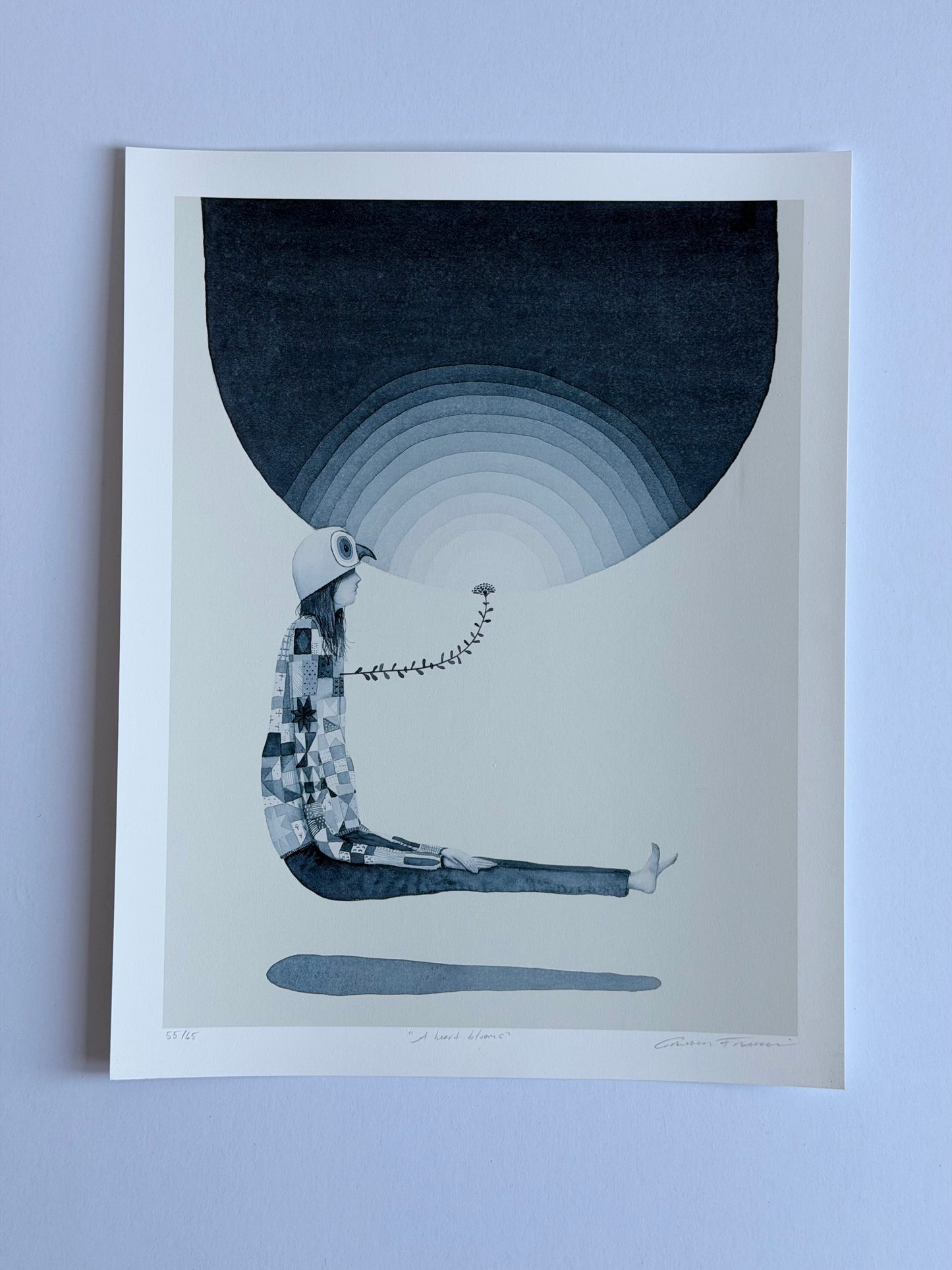 "A Heart Blooms II" Print by Graham Franciose