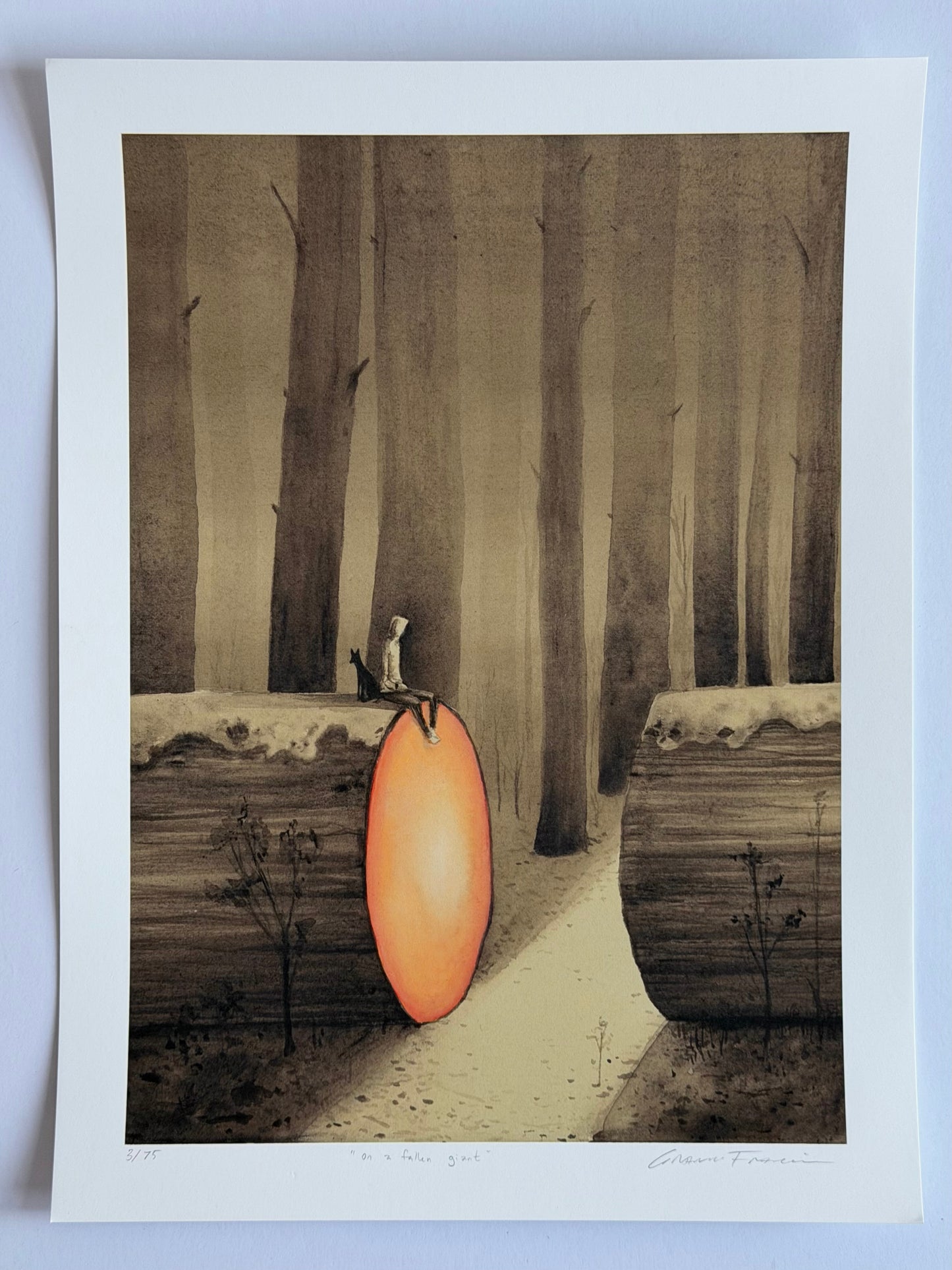 "On a Fallen Giant" Print by Graham Franciose