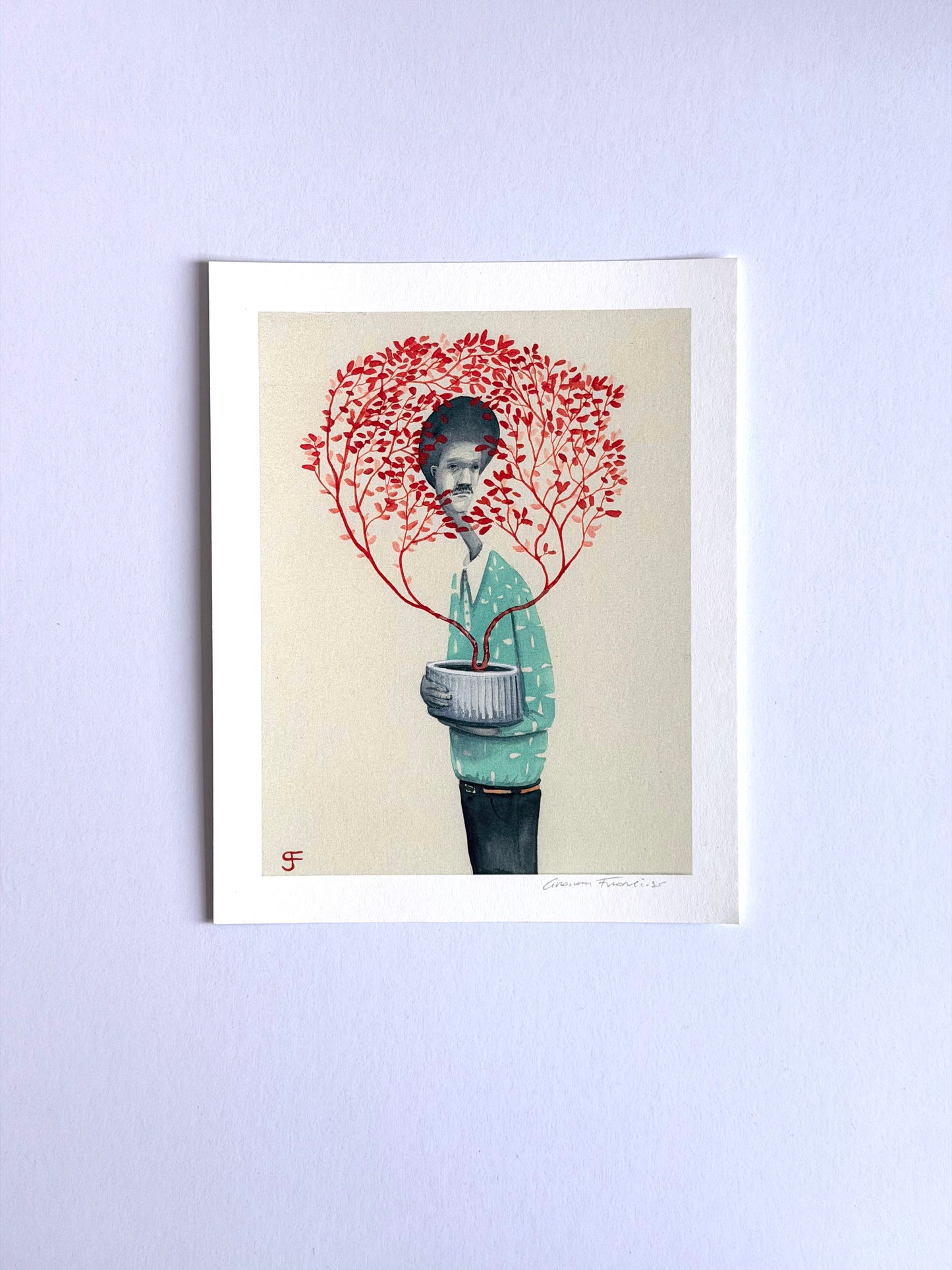"Man and Tree" Print by Graham Franciose