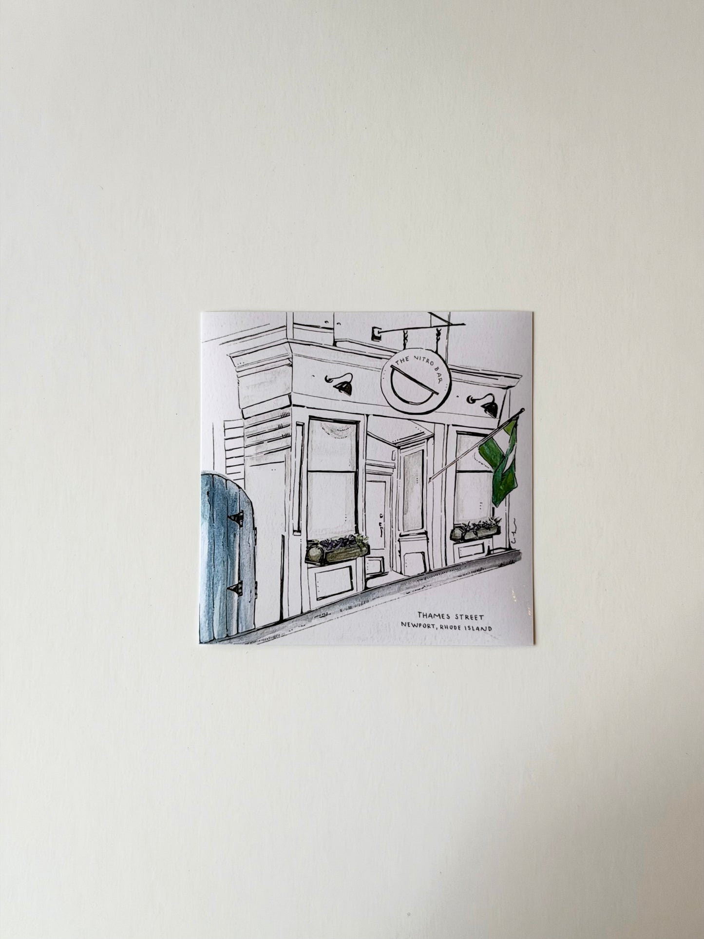 "Nitro Bar Thames" Print by Emalia Mae