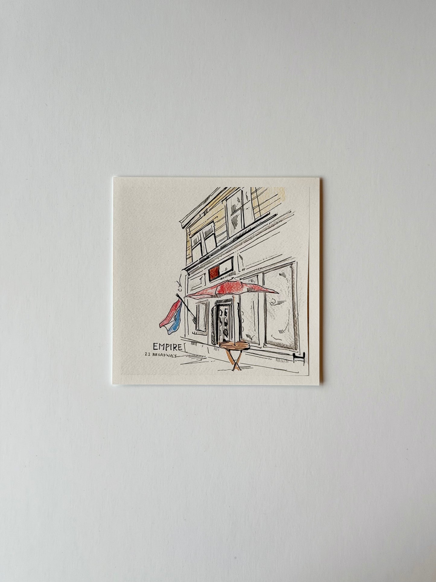 "Empire Tea + Coffee" Print by Emalia Mae