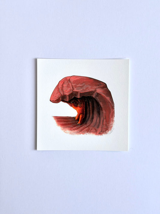"Rock Barrel" Print by Marcelo Torres