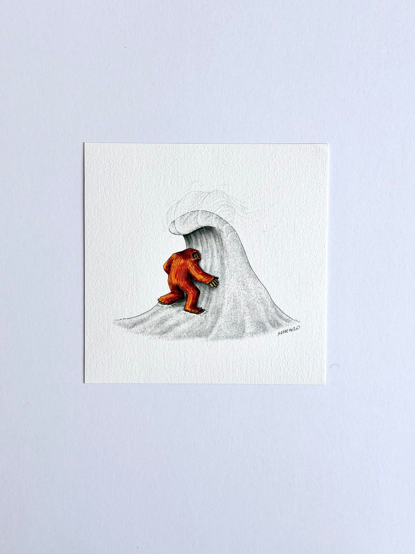 "Snow Barrel" Print by Marcelo Torres