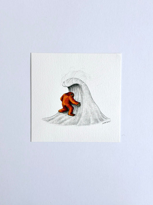 "Snow Barrel" Print by Marcelo Torres