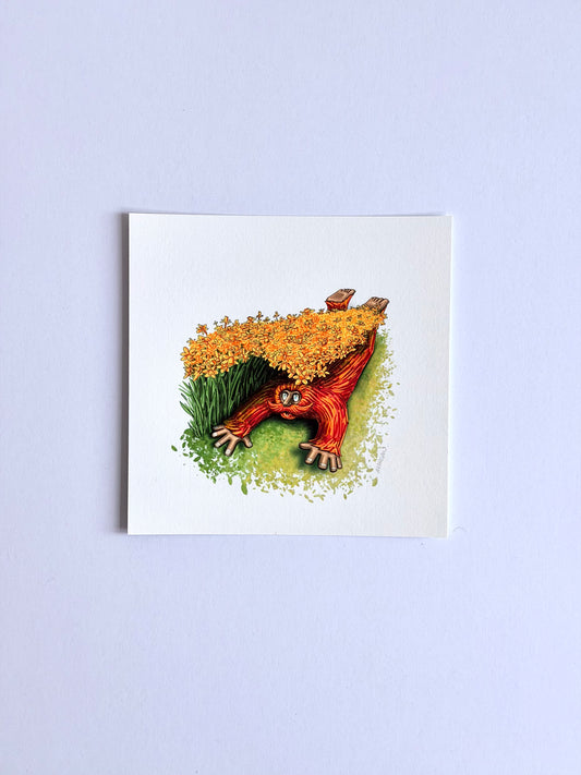 "Flower Barrel" Print by Marcelo Torres