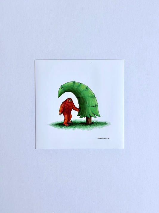 "Tree Barrel" Print by Marcelo Torres