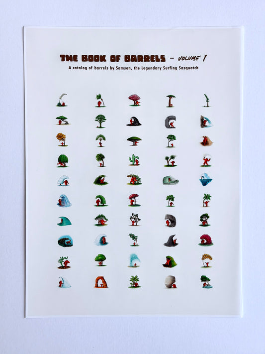 "Nature Barrel Catalog" Poster by Marcelo Torres