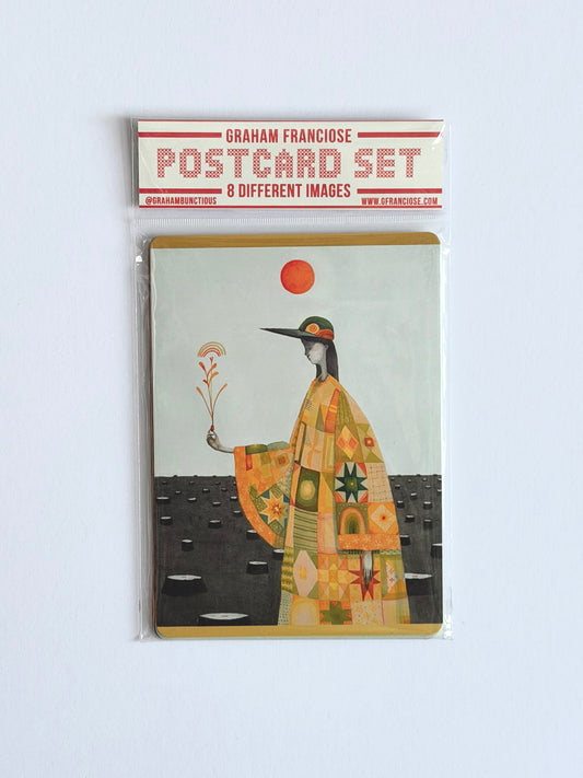 Pack of 8 Postcards by Graham Franciose