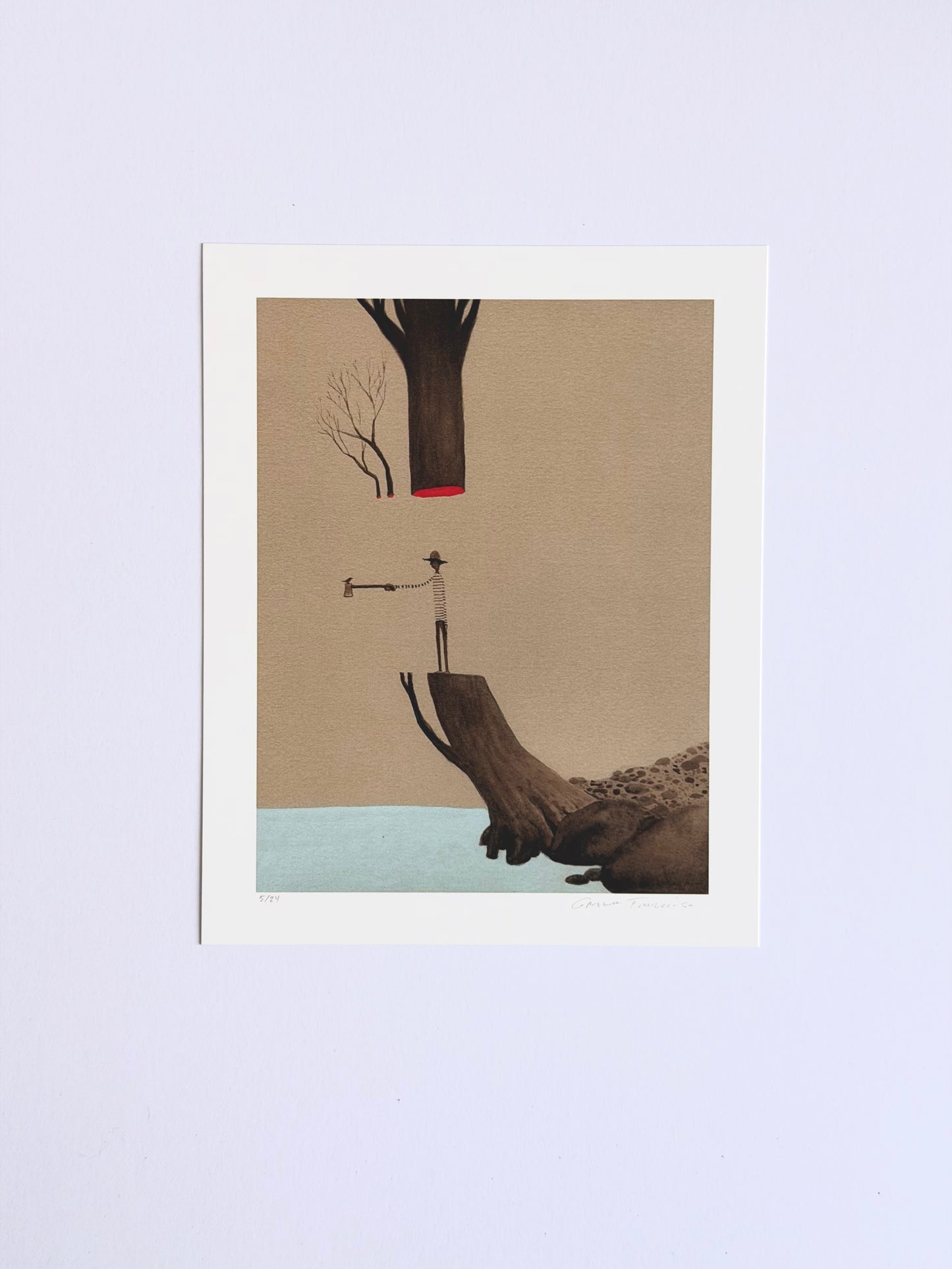 "Chopping Trees" Print by Graham Franciose