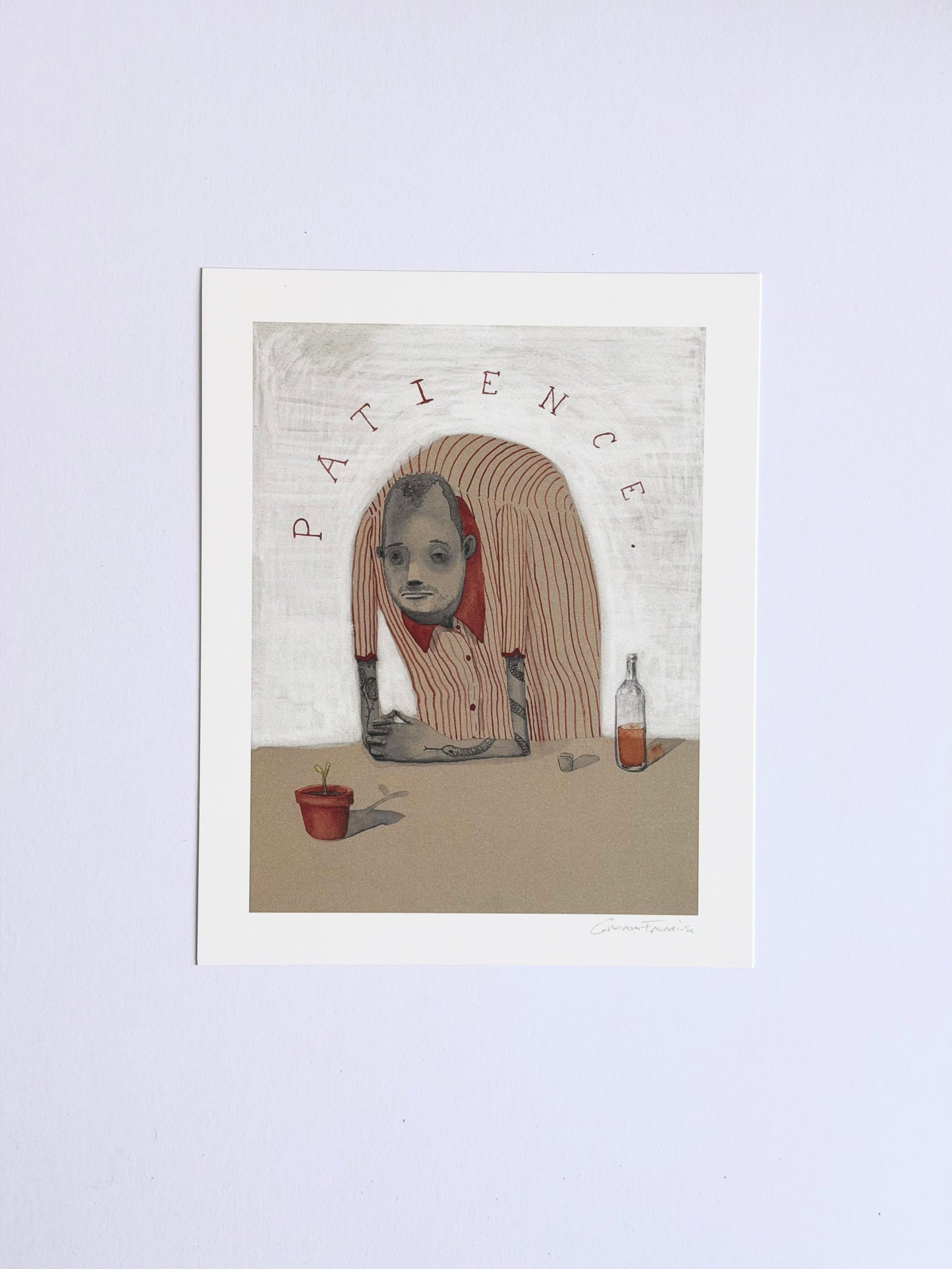 "Patience." Print by Graham Franciose