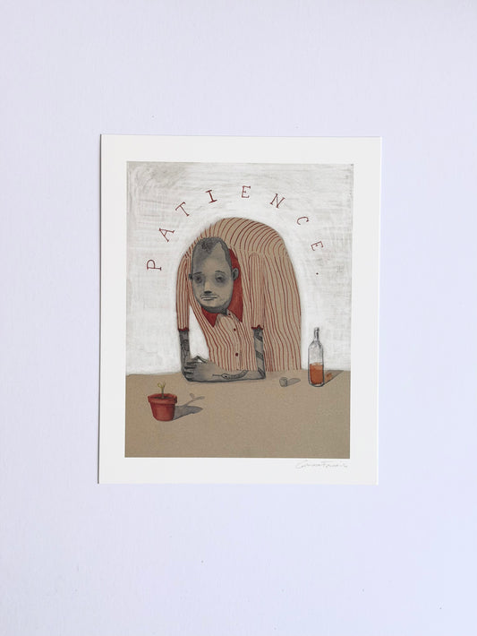 "Patience." Print by Graham Franciose