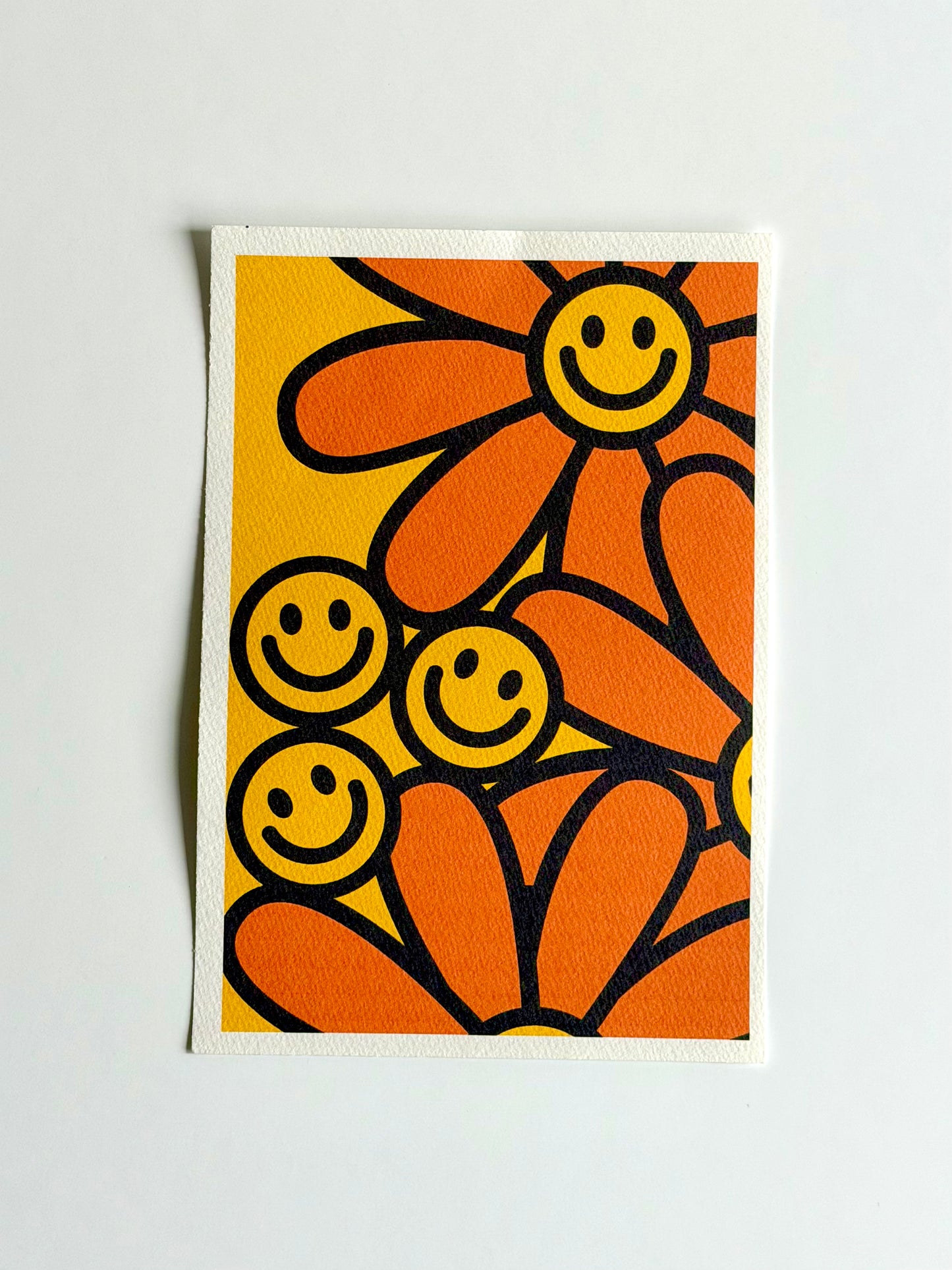 "Flowerfaces" Print by Reggie Stewart