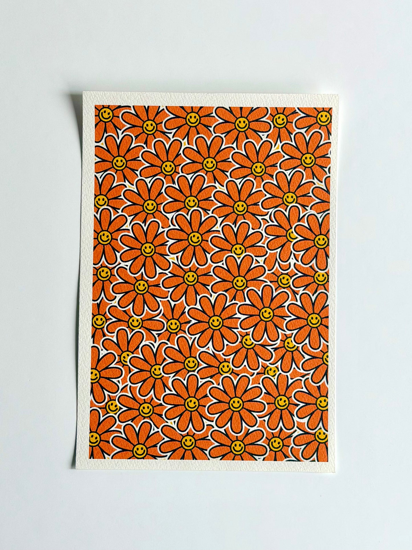 "Flowerfaces" Print by Reggie Stewart