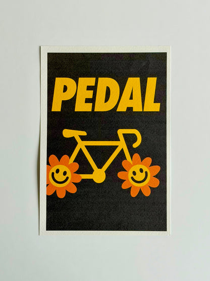 "Flowerfaces" Print by Reggie Stewart