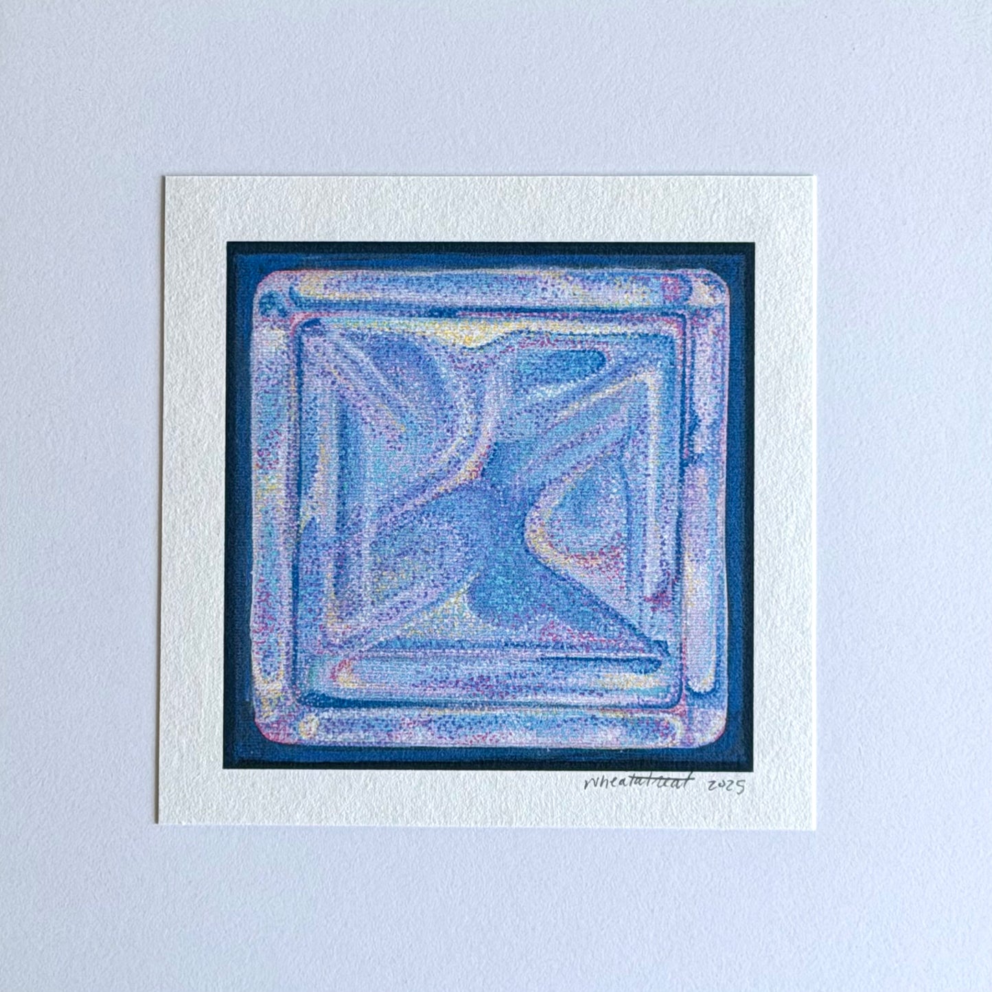 "Glass Block" Print by Julia Wheatly