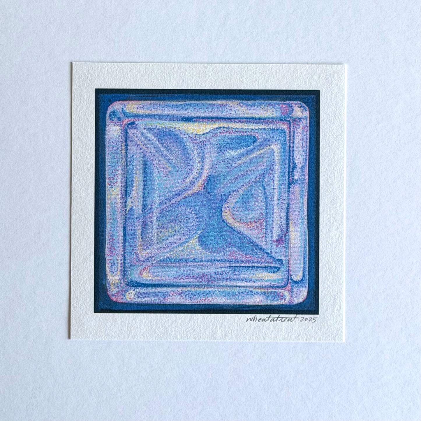 "Glass Block" Print by Julia Wheatly