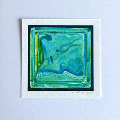 "Glass Block" Print by Julia Wheatly