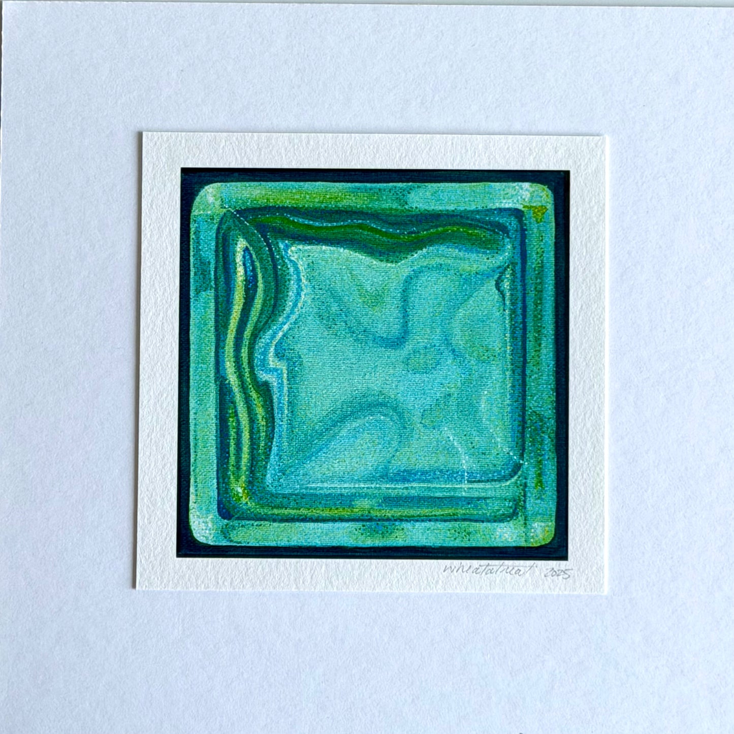 "Glass Block" Print by Julia Wheatly