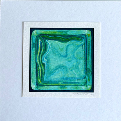 "Glass Block" Print by Julia Wheatly