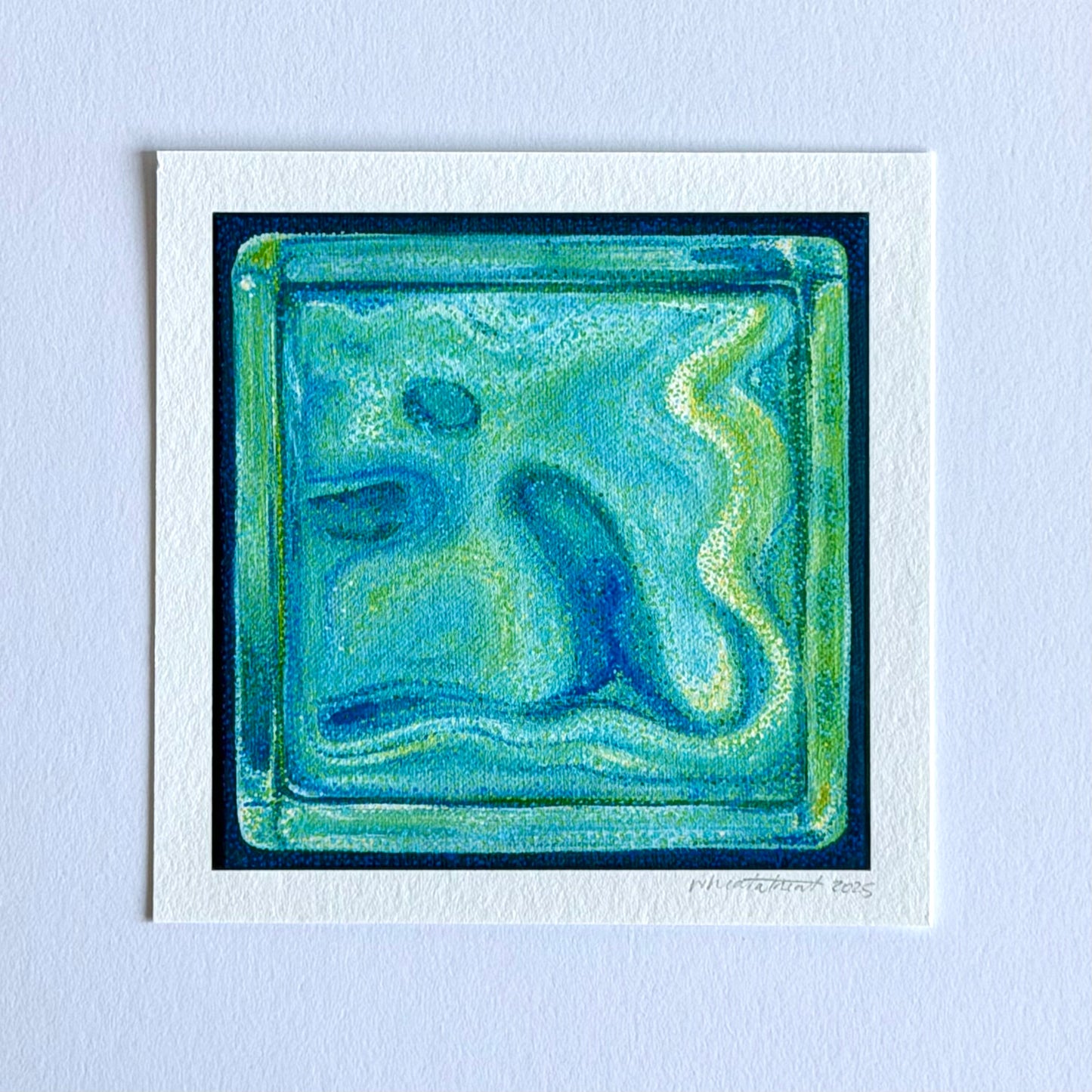 "Glass Block" Print by Julia Wheatly