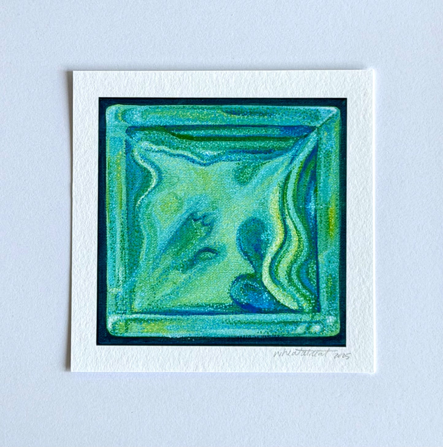 "Glass Block" Print by Julia Wheatly