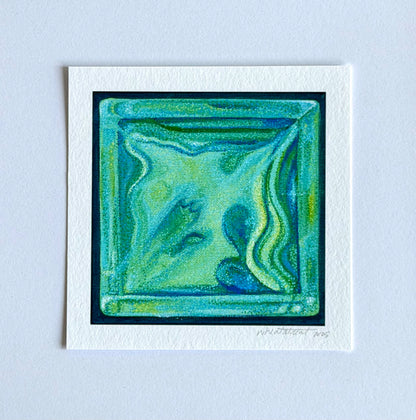 "Glass Block" Print by Julia Wheatly