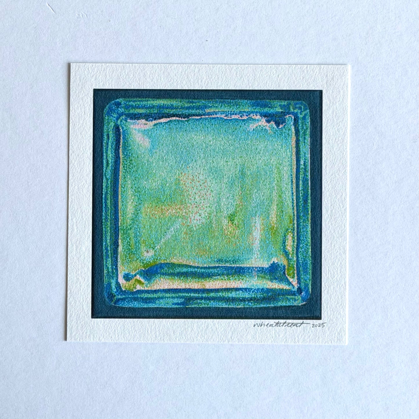 "Glass Block" Print by Julia Wheatly