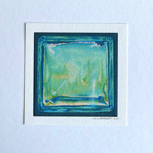 "Glass Block" Print by Julia Wheatly