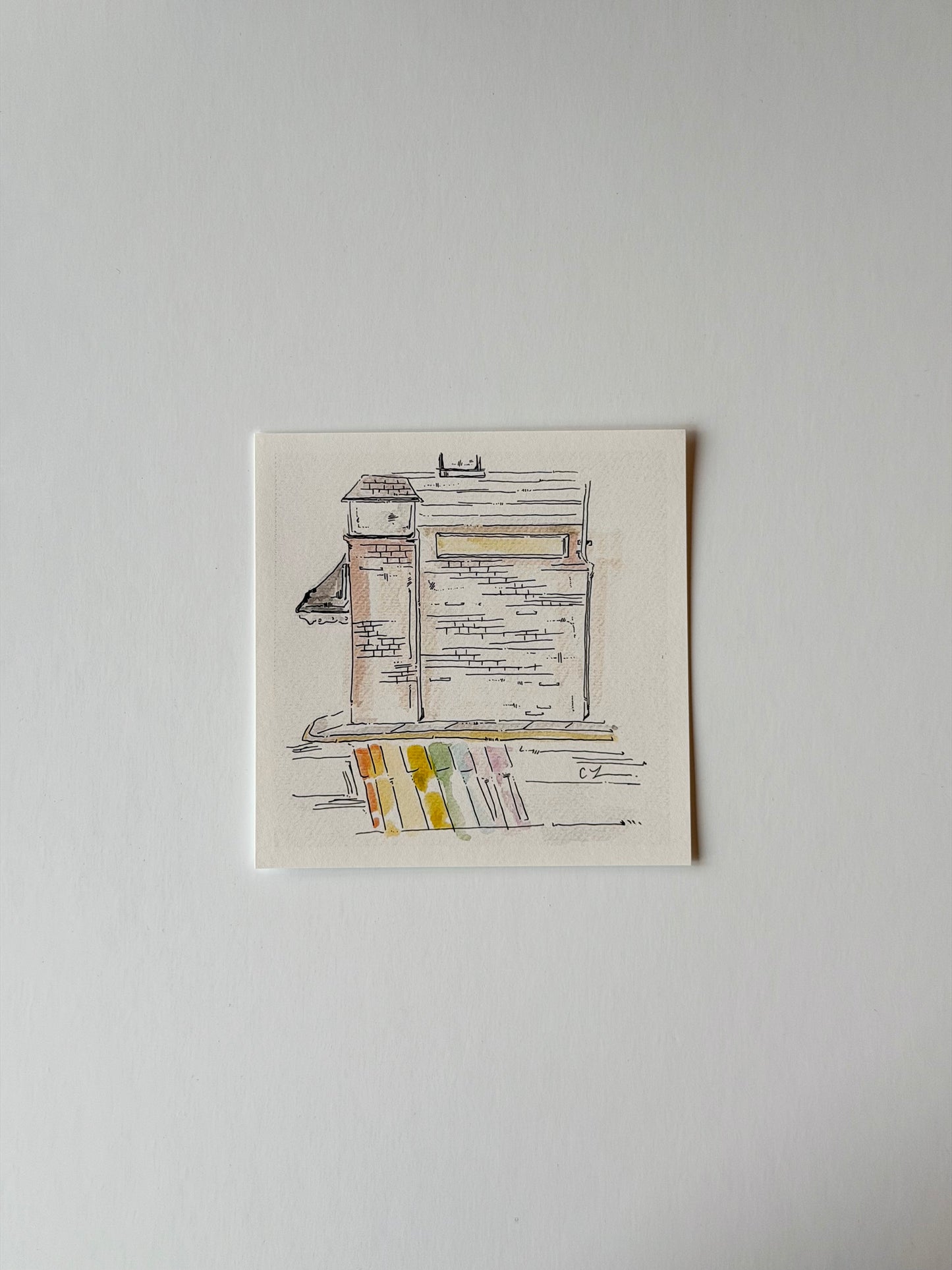 "Nitro Bar Pond Ave" Print by Emalia Mae
